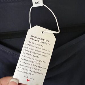 Made with ❤️ Maxi Dress, Navy Blue, Size XXL